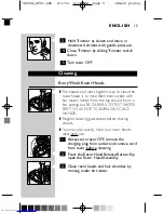 Предварительный просмотр 15 страницы Philips Norelco 6885XL Manual