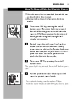 Preview for 13 page of Philips Norelco 7180XL User Manual