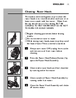 Preview for 15 page of Philips Norelco 7180XL User Manual