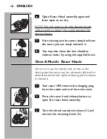 Preview for 16 page of Philips Norelco 7180XL User Manual