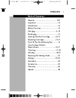 Preview for 6 page of Philips Norelco 7737X User Manual