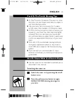 Preview for 14 page of Philips Norelco 7737X User Manual