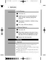 Preview for 17 page of Philips Norelco 7737X User Manual