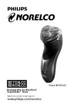 Philips NORELCO 8260XLCC Manual preview