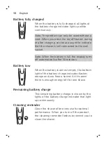 Preview for 10 page of Philips NORELCO 9000 Series Instructions Manual