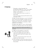 Preview for 13 page of Philips NORELCO 9000 Series Instructions Manual