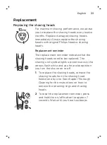 Preview for 23 page of Philips NORELCO 9000 Series Instructions Manual