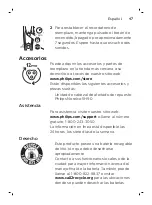 Preview for 47 page of Philips NORELCO 9000 Series Instructions Manual