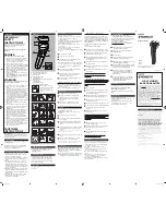 Philips Norelco 912X User Manual preview