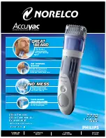 Philips Norelco AccuVac T770 Specifications preview