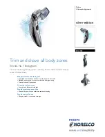 Philips Norelco BG2022 Bodygroom Brochure preview