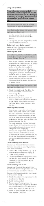 Preview for 4 page of Philips Norelco BT7515 Manual