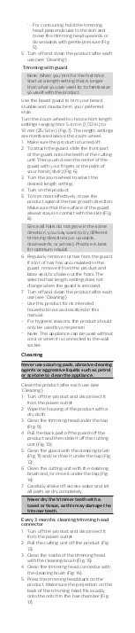 Preview for 5 page of Philips Norelco BT9810 User Manual