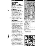 Предварительный просмотр 2 страницы Philips Norelco G290 User Manual