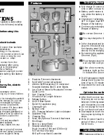 Предварительный просмотр 4 страницы Philips Norelco G370 User Manual