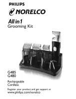 Preview for 1 page of Philips Norelco G480 User Manual