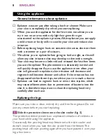 Preview for 8 page of Philips Norelco HP6475 User Manual