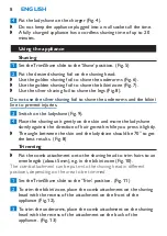 Preview for 8 page of Philips Norelco Ladyshave HP6319 Manual