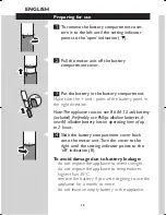 Предварительный просмотр 20 страницы Philips Norelco NT9130 Instruction Manual