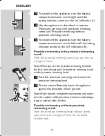 Предварительный просмотр 24 страницы Philips Norelco NT9130 Instruction Manual