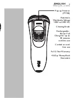 Preview for 8 page of Philips Norelco PT720 User Manual