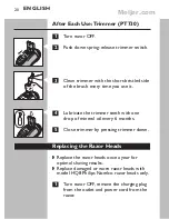 Preview for 19 page of Philips Norelco PT720 User Manual