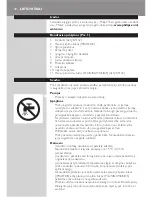 Предварительный просмотр 70 страницы Philips Norelco QC5130 User Manual