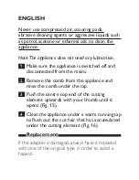 Preview for 28 page of Philips Norelco QC5350 Instruction Manual