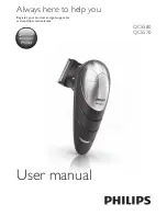 Philips Norelco QC5580 User Manual preview