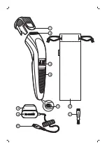 Предварительный просмотр 3 страницы Philips Norelco QT4000 Manual