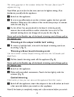 Preview for 21 page of Philips Norelco QT4019 User Manual