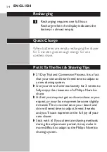 Preview for 14 page of Philips NORELCO S5540 Manual