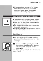 Preview for 15 page of Philips NORELCO S5540 Manual