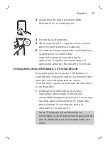 Preview for 57 page of Philips NORELCO S7000 Manual