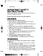 Preview for 4 page of Philips Norelco Spectra 8 8825XL User Manual