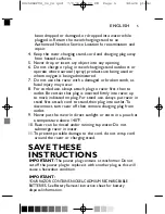 Preview for 5 page of Philips Norelco Spectra 8 8825XL User Manual