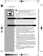 Preview for 14 page of Philips Norelco Spectra 8 8825XL User Manual