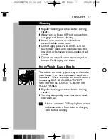 Preview for 17 page of Philips Norelco Spectra 8 8825XL User Manual