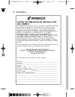 Preview for 28 page of Philips Norelco Spectra 8 8825XL User Manual