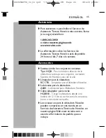 Preview for 45 page of Philips Norelco Spectra 8 8825XL User Manual