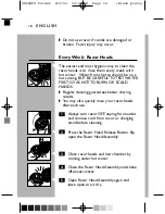 Preview for 18 page of Philips Norelco Spectra 8865XL User Manual