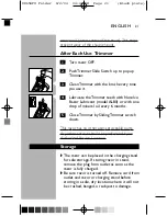 Preview for 21 page of Philips Norelco Spectra 8865XL User Manual