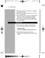 Preview for 22 page of Philips Norelco Spectra 8865XL User Manual