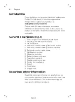 Preview for 6 page of Philips Norelco SW9700 User Manual