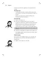 Preview for 16 page of Philips Norelco SW9700 User Manual