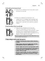 Preview for 19 page of Philips Norelco SW9700 User Manual