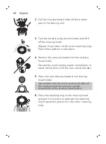 Preview for 22 page of Philips Norelco SW9700 User Manual