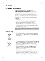 Preview for 24 page of Philips Norelco SW9700 User Manual