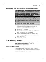 Preview for 25 page of Philips Norelco SW9700 User Manual