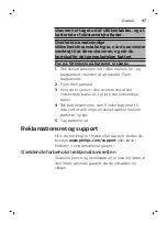 Preview for 47 page of Philips Norelco SW9700 User Manual